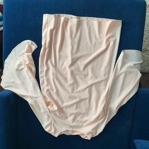 Bar iii bell sleeve light pink mini dress